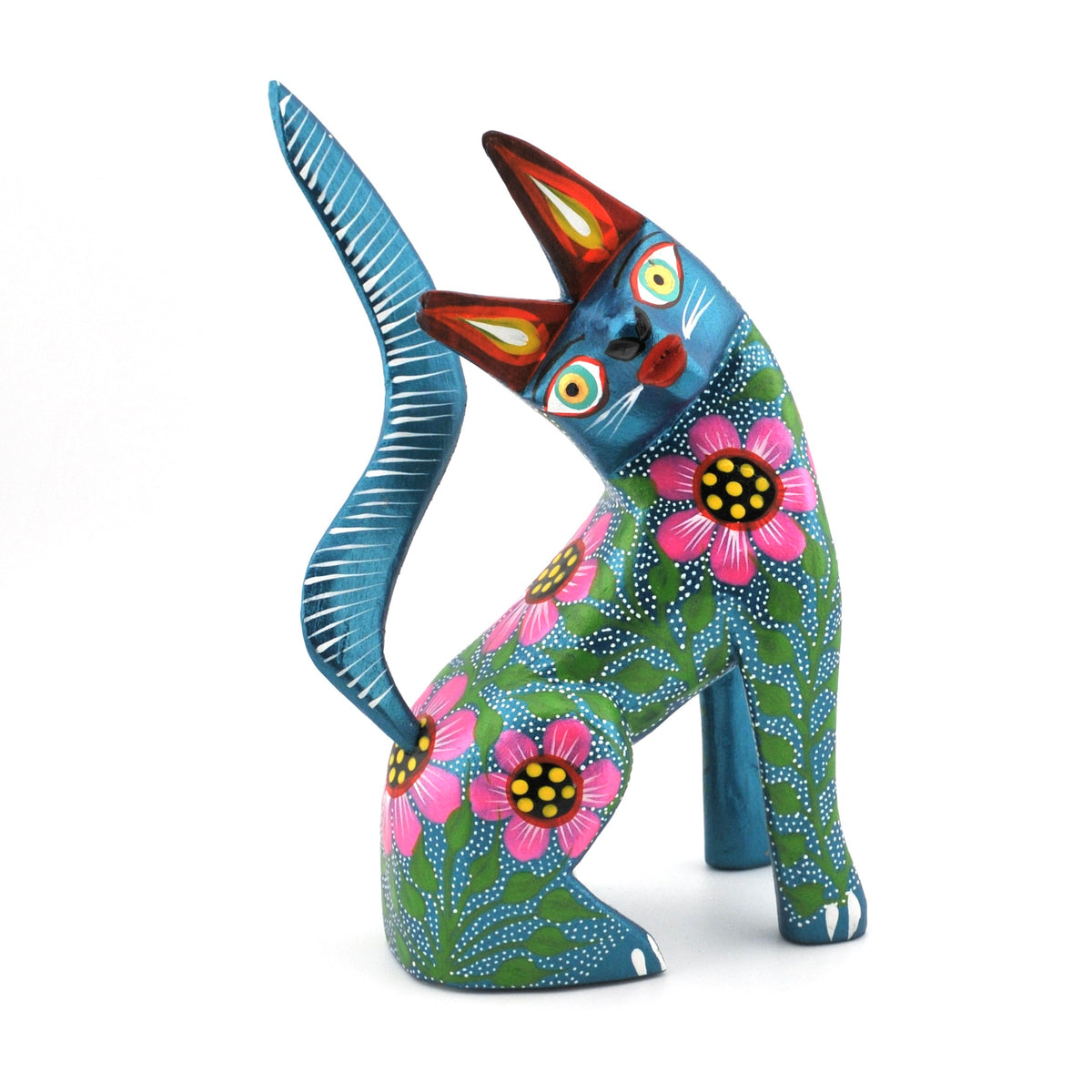 Oaxacan Cat Sitting Large by Lopez