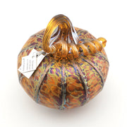 Over head View Large Harvest Glass Pumpkin