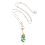 Pearl Abalone Tear Necklace