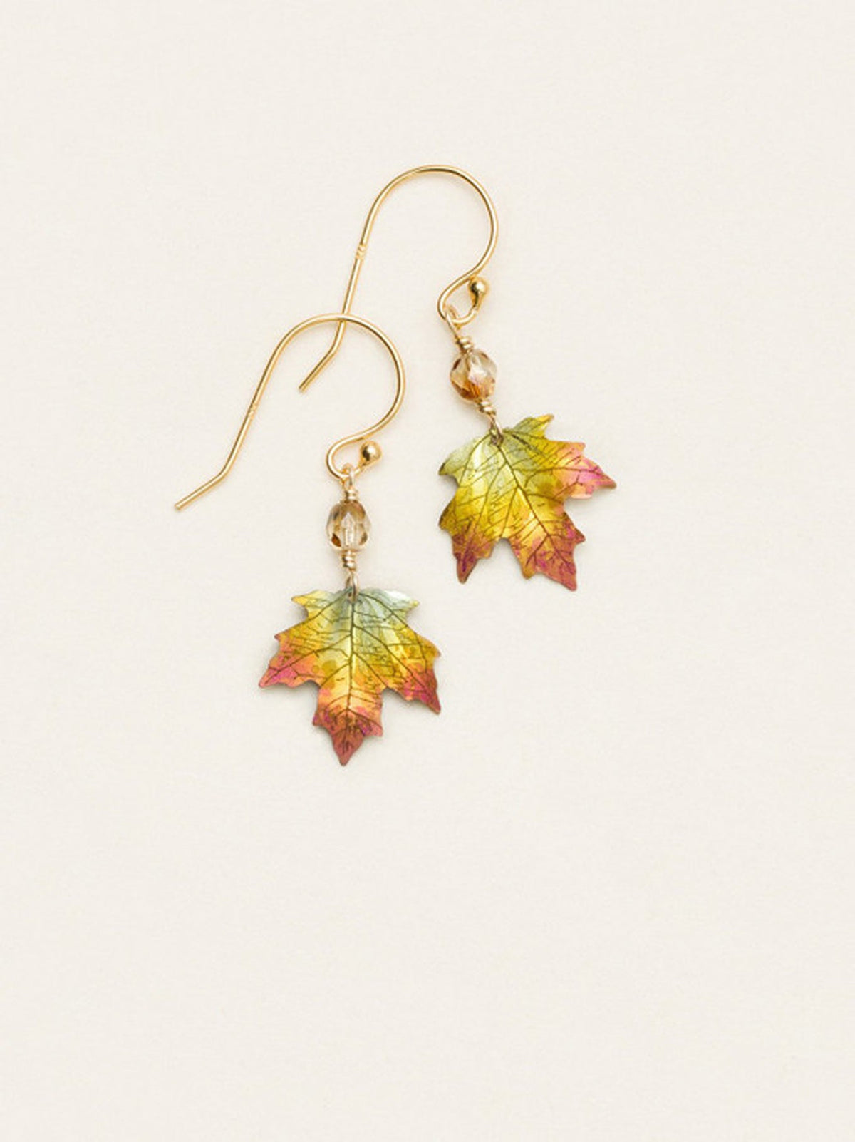 Peach Sugar Maple Earrings