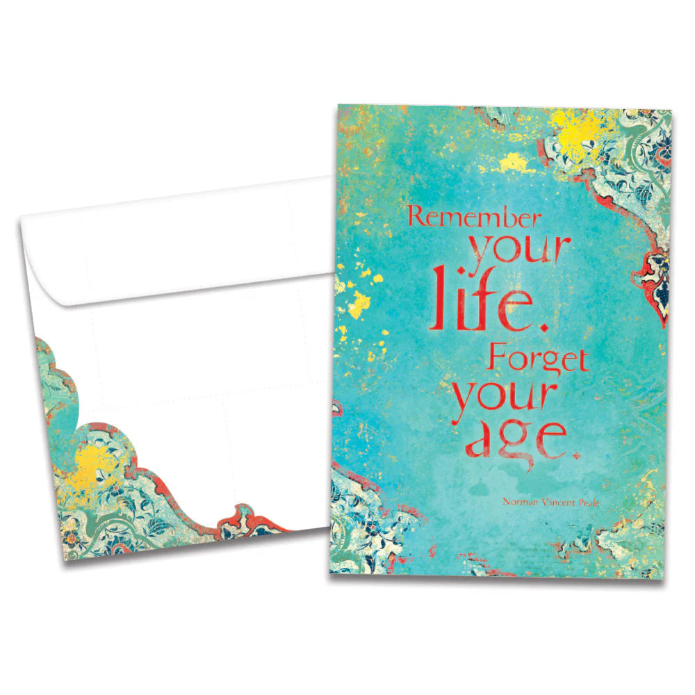 Remember Your Life Birthday card