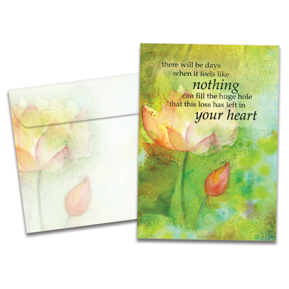 Memories Overflowing Sympathy Greeting Card