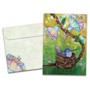 Little Nestling New Baby Greeting Card