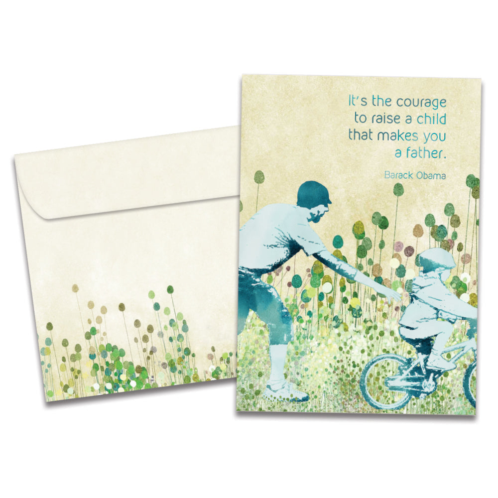 Father Courage Father's Day Card