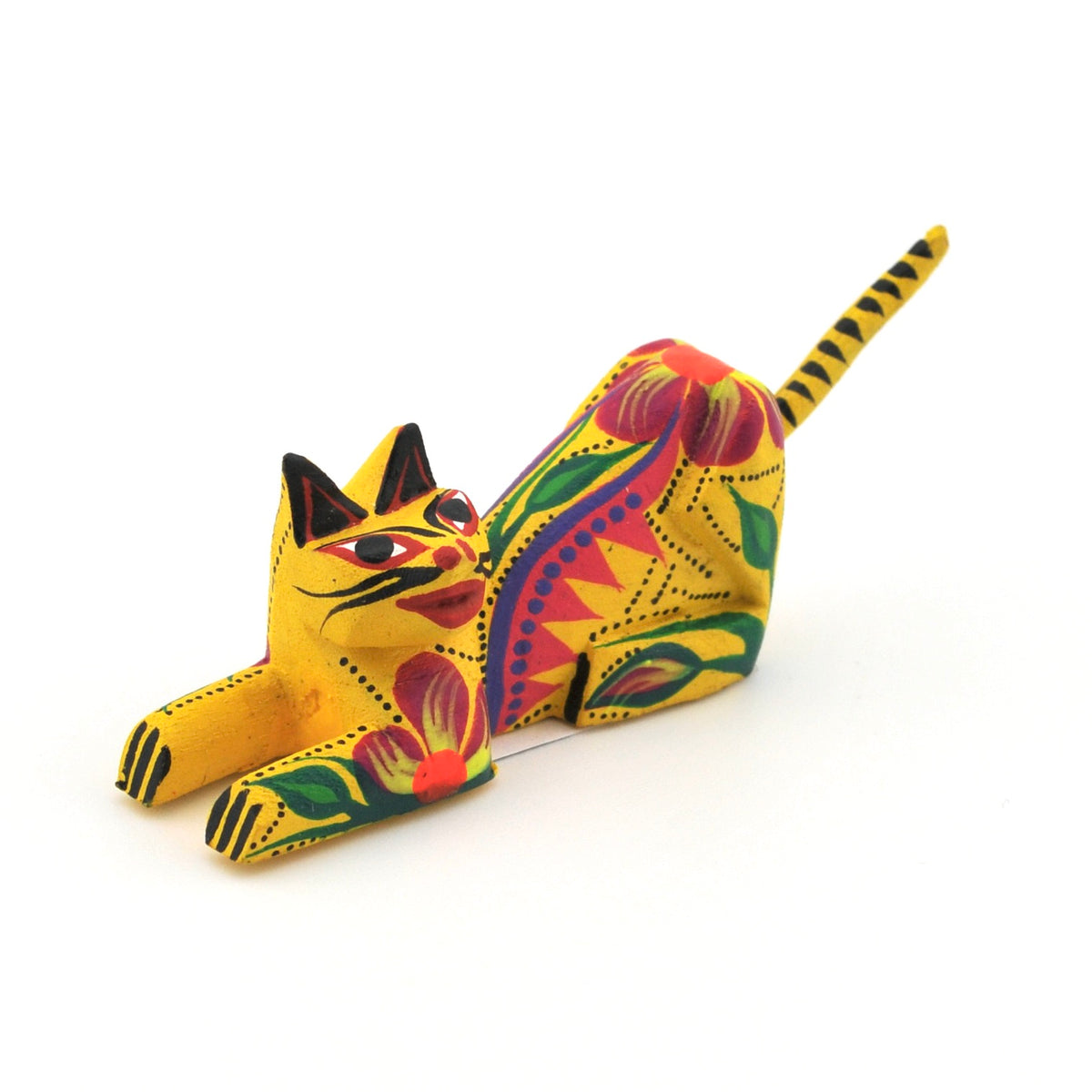 Side View Oaxacan Cat Resting by Gomez