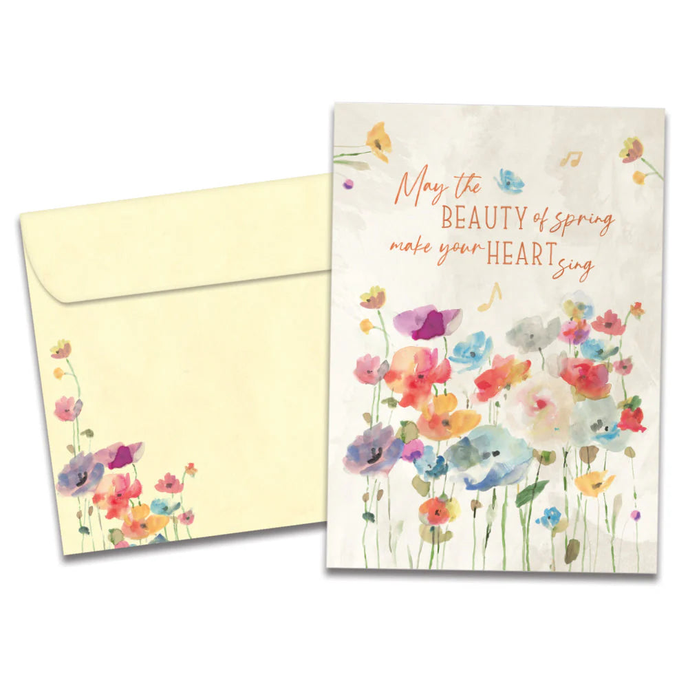 Spring Singing Greeting Card