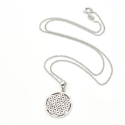 Sterling Silver Flower of Life Necklace