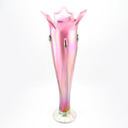 Top View Glass Wine Red Flower Vase