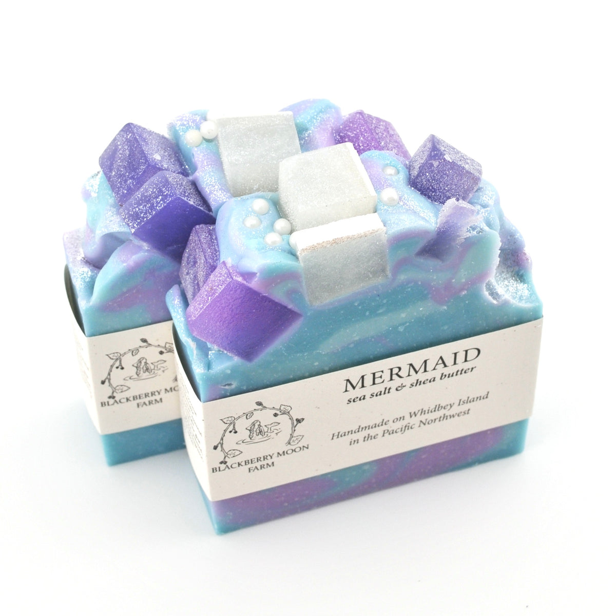 Top View Handmade Mermaid Soap