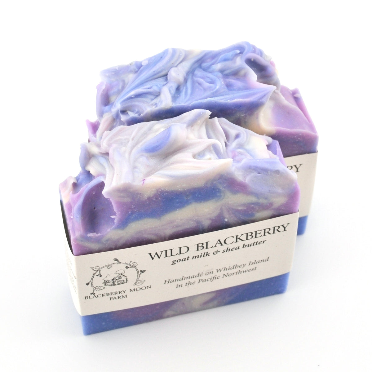 Top View Handmade Wild Blackberry Soap