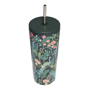 Top View Peacock Cold Cup 24oz