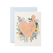 You Are Loved Heart Card
