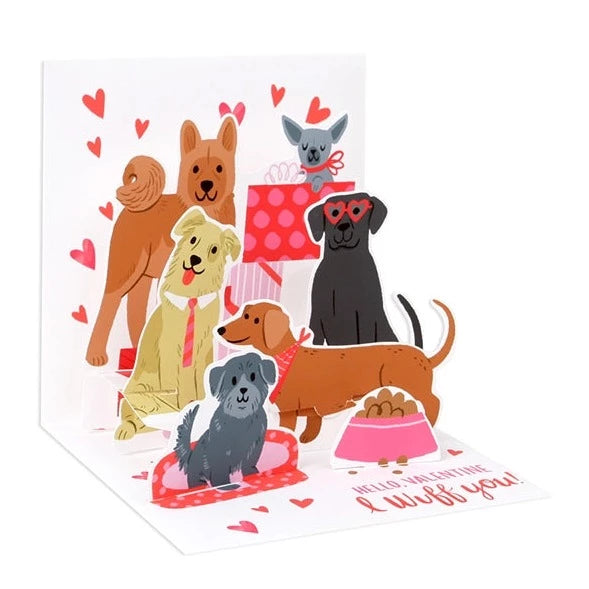 I Wuff You Treasures Greeting Card