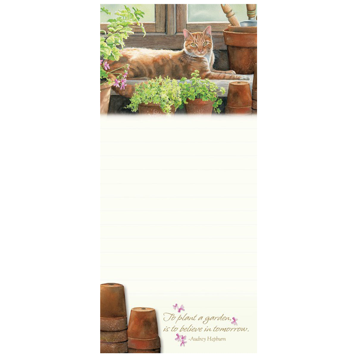 Greenhouse Window Note Pad