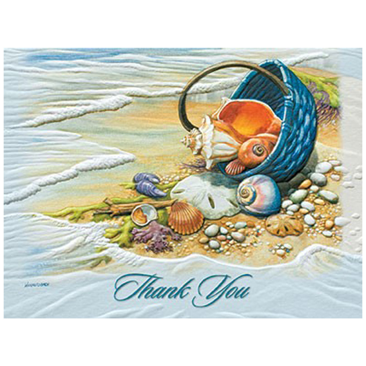Beachcomber's Basket Note Card Set