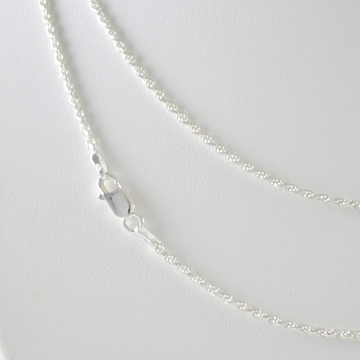 Alt View Sterling Silver 20 Inch Rope 035 Chain
