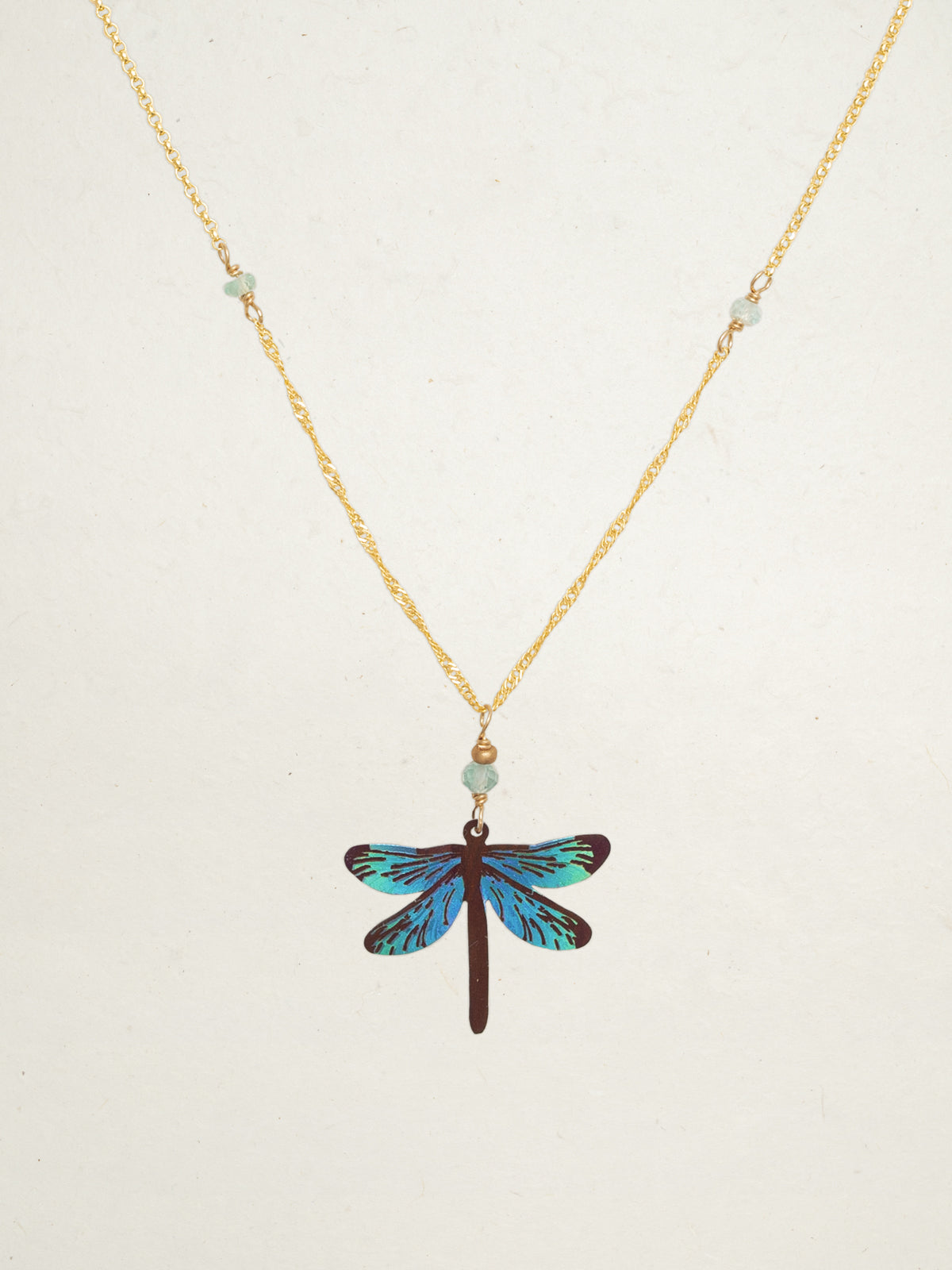 Turquoise Dragonfly Dreams Pendant Necklace