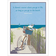 Beach Bike Birthday Card