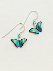 Green Flash Petit Bella Butterfly Earrings