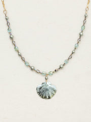 Sage Shelby Beaded Necklace