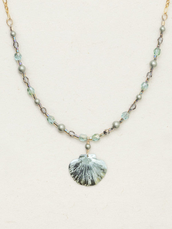Sage Shelby Beaded Necklace