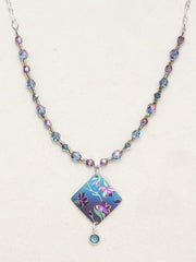 Blue Garden Sonnet Beaded Necklace