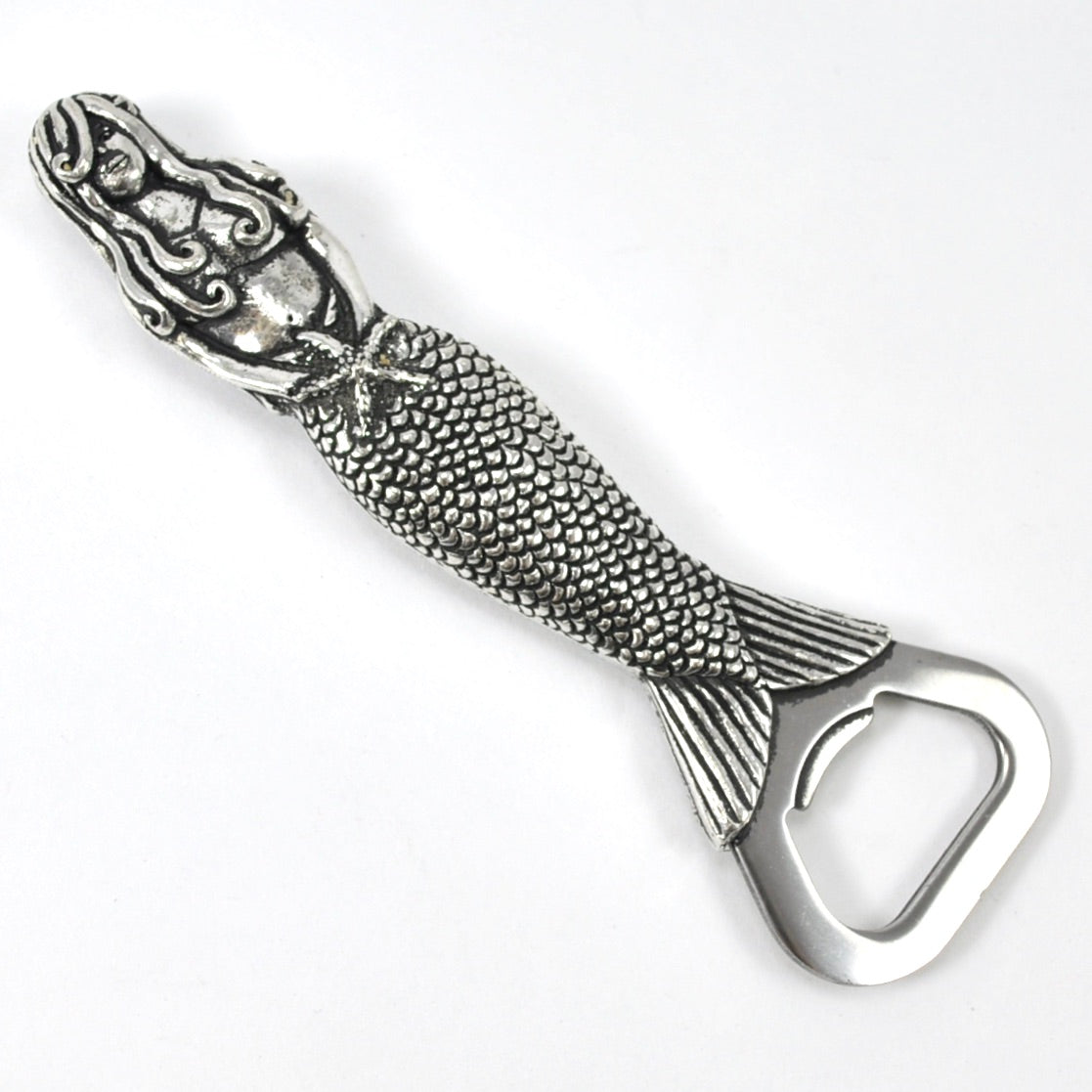 Pewter Mermaid Bottle Opener