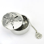 Handcrafted Pewter Sand Dollar Wish Box