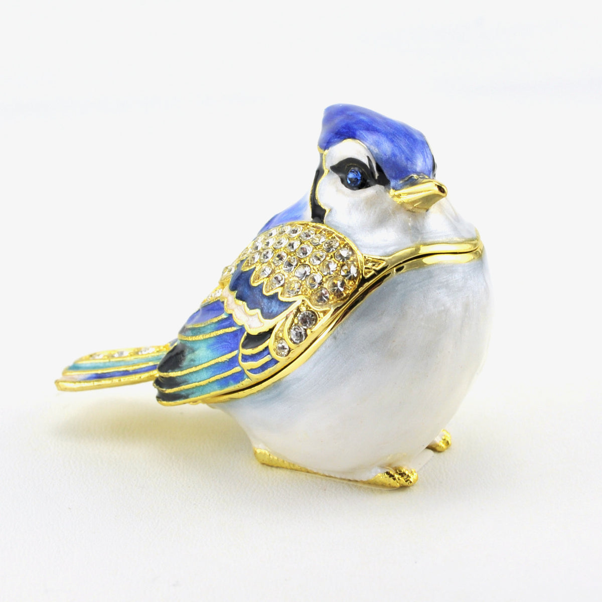 Blue Jay Enamel Box