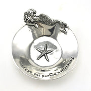 Pewter Mermaid Trinket Bowl