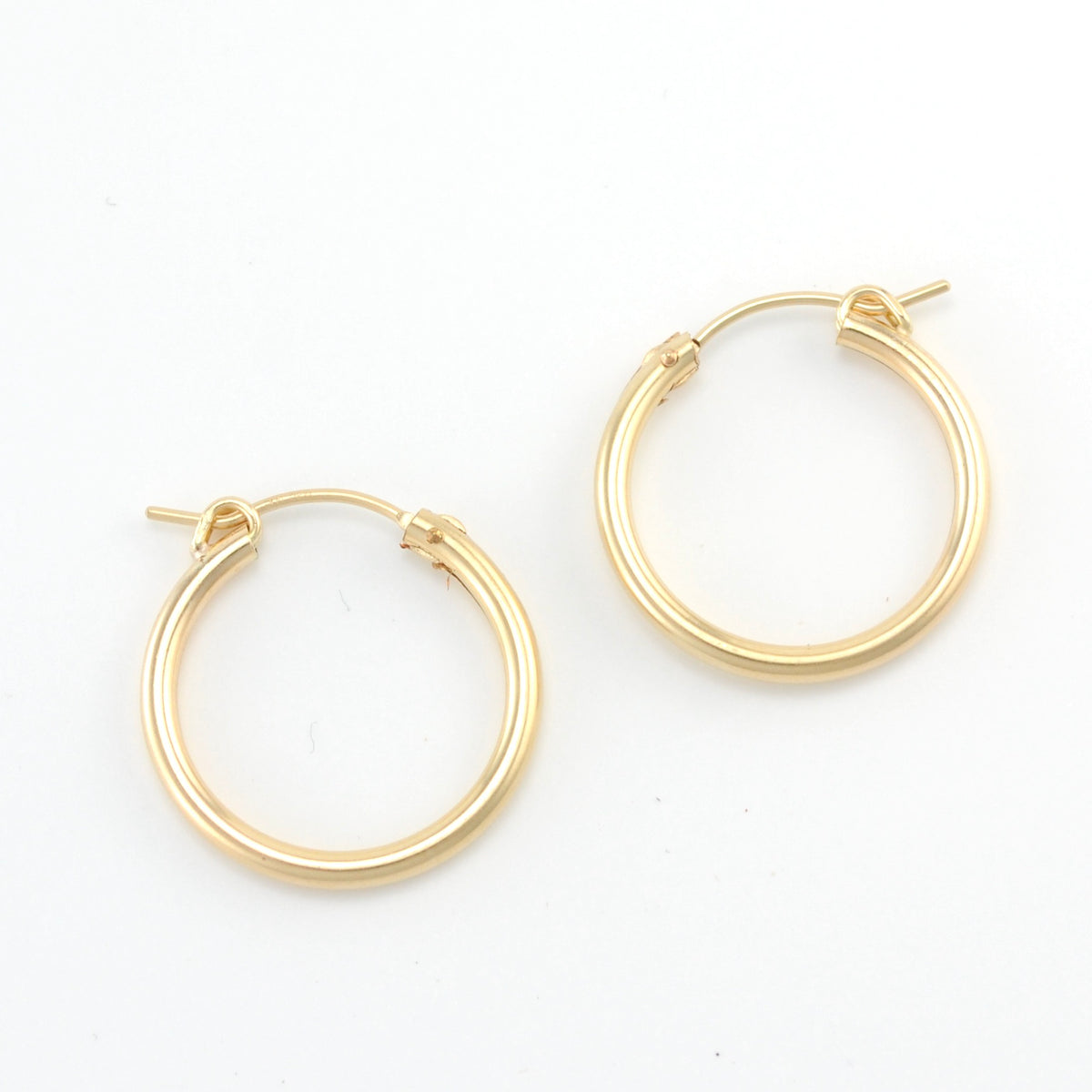 Gold Fill 2x20mm Hinged Hoop