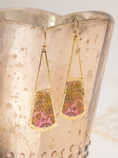 Alt View Rose Mist Jardin Party Earrings