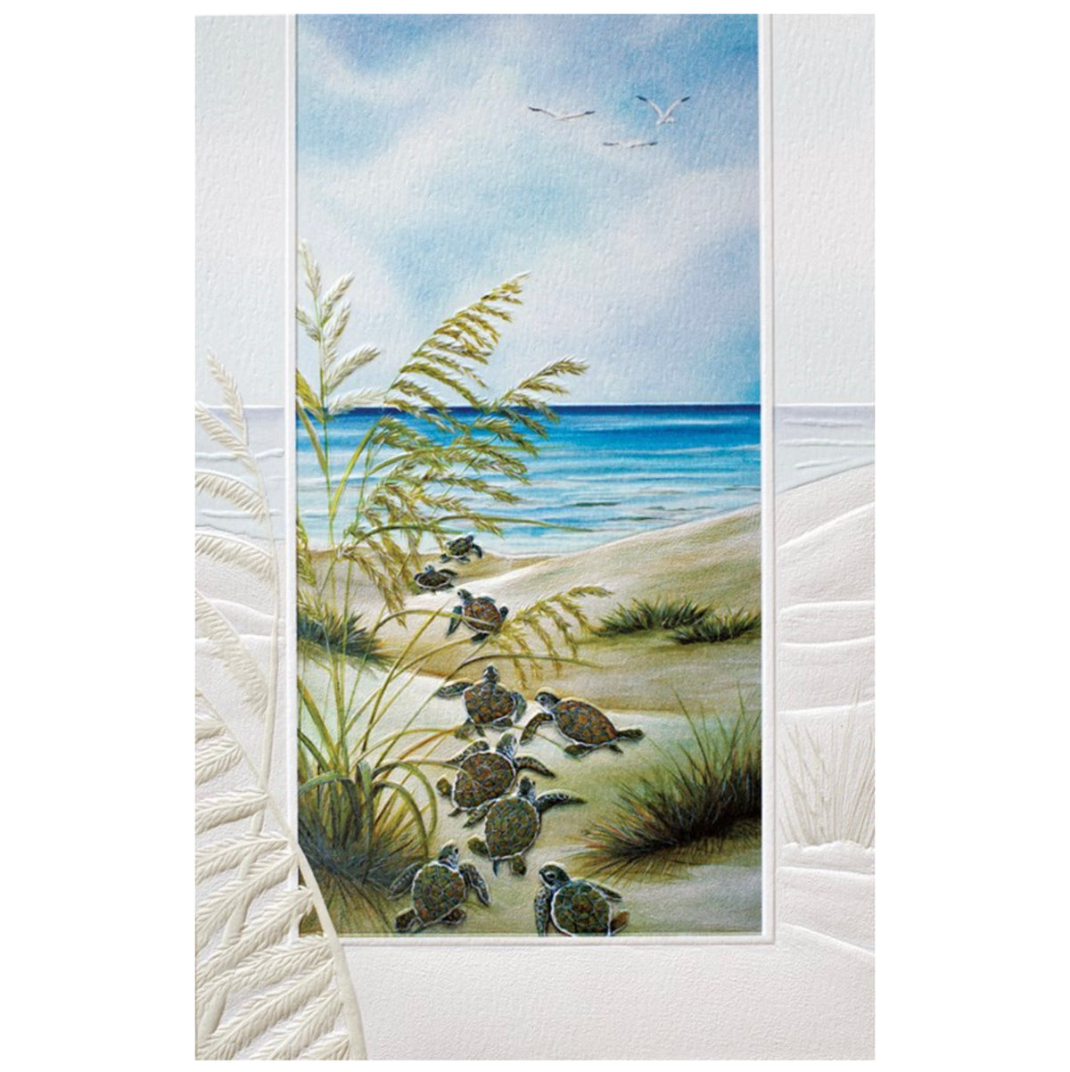 Turtle March Encouragement Card