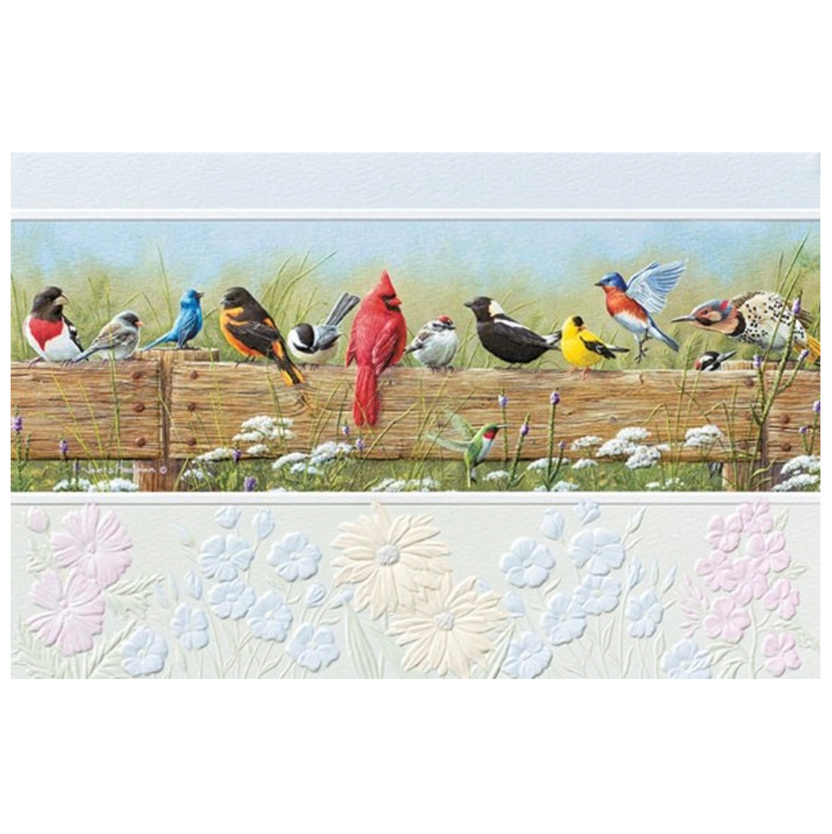 Songbird Menagerie Birthday Card