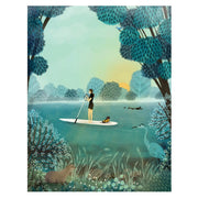 Paddle boarding Birthday Card