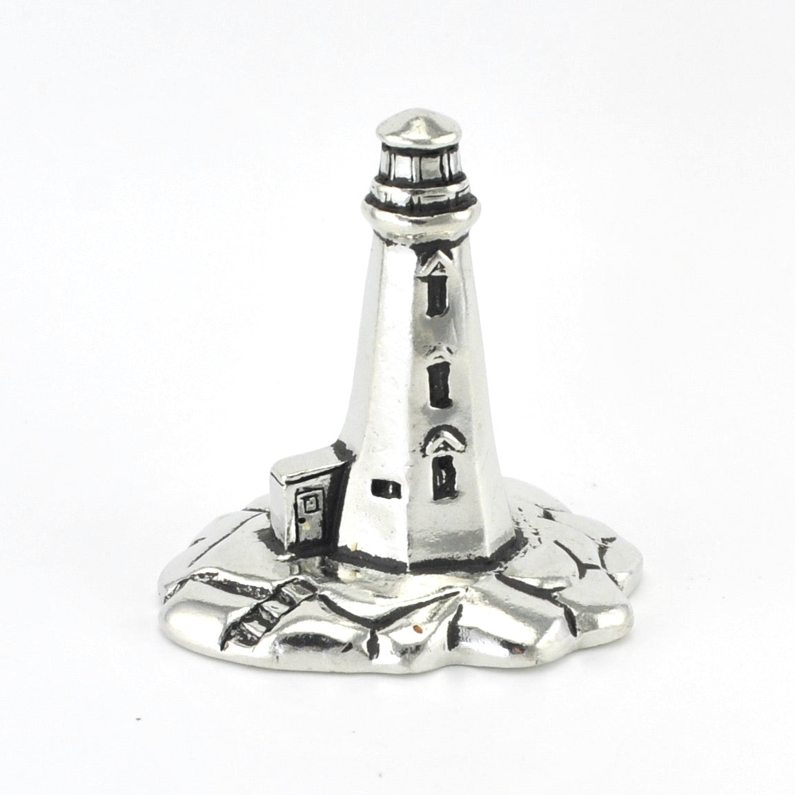 Pewter Lighthouse Ring Holder
