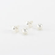 Silver 4mm Ball Post Earrings