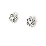 Silver Crab Post Earrings